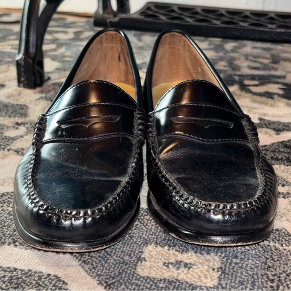 Weejuns Heritage Larson Leather Penny Loafers Black Size 9 - Picture 6 of 10